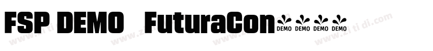 FSP DEMO   FuturaCon字体转换